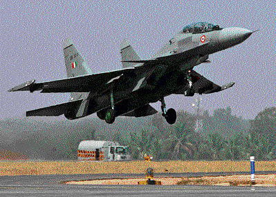 IAF aircraft that crashed in the last three years include frontline fighters like Su-30 MKI, Mirage-2000 and Jaguars besides new one like C-130J Super Hercules and Hawk advanced jet trainer. File photo