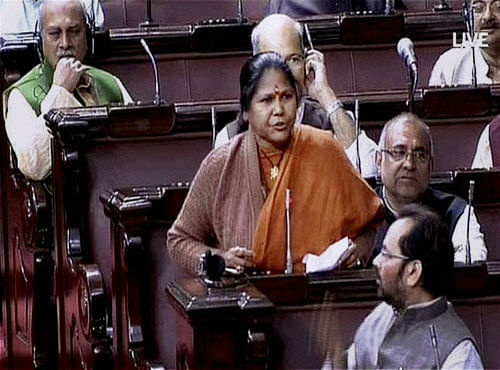 BJP's women MPs today criticised the opposition for repeatedly disrupting Parliament over controversial remarks made by Sadhvi Niranjan Jyoti even after the Union Minister had apologised, saying they were doing so as they had run out of issues. PTI file photo