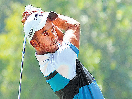 good outing: Samarth Dwivedi en route his 72 in the  All-India Amateur Championship on Wednesday. dh photo
