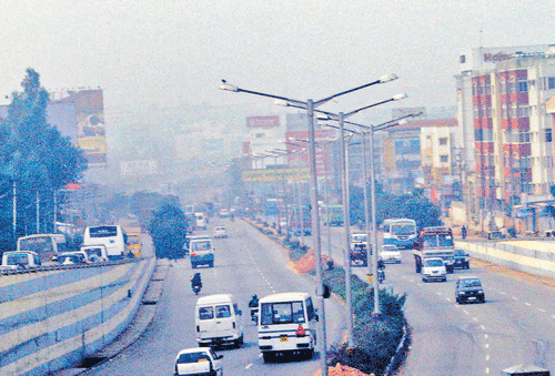 HEART OF IT CORRIDOR Outer Ring Road as seen from Marathahalli Bridge