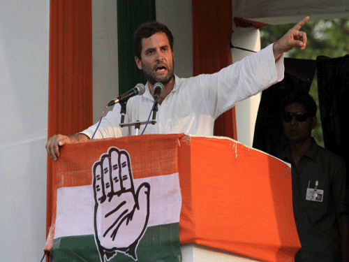 Addressing an alumni meet of former Youth Congress presidents here, Rahul asked the Congress workers to learn from the 'giants' of the party who had successfully revived the party after the electoral defeats of 1977 and 1989. AP file photo