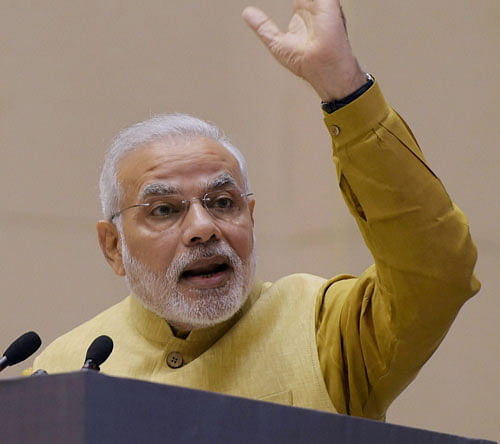 A day after terror strikes rocked the Kashmir Valley, Prime Minister Narendra Modi today said terrorists tried to attack Indian democracy but brave jawans sacrificed their lives protecting the country's security. AP file photo