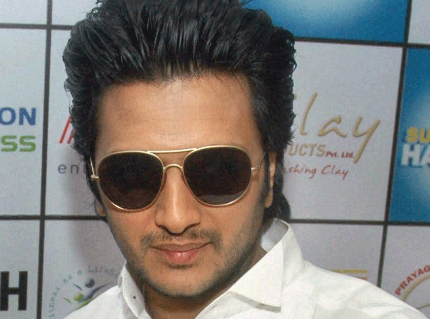 Bollywood actor Riteish Deshmukh has revealed that he and his wife Genelia D'Souza have decided to name their his newly-born son, Riaan. PTI File Photo.