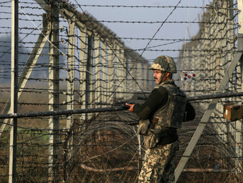 The Home Ministry has directed the BSF to intensify vigil along the International Border in the wake of repeated attempts by militants to infiltrate into Jammu and Kashmir. Reuters File Photo.