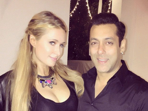 'Dabangg' superstar Salman Khan was  recently spotted dancing to the tunes of  DJ Paris Hilton in a private bash. Screen Grab