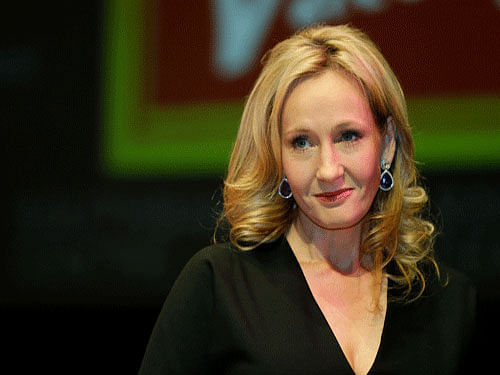 Author JK Rowling has denied reports that she is releasing 12 'Harry Potter' short stories for Christmas this month via her site Pottermore. AP file photo
