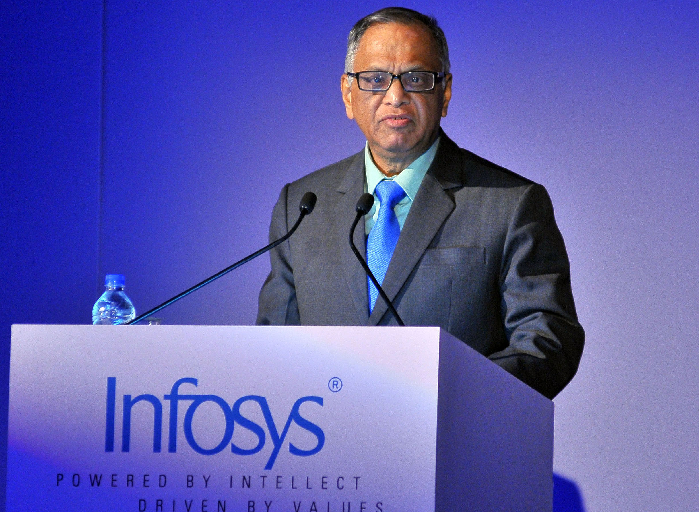 Three decades after floating and making Infosys a global software major, its founders led by N.R. Narayana Murthy are joining handsto promote philanthropy. DH File Photo