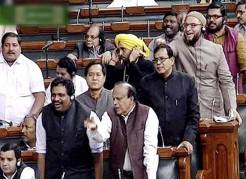 A heated debate in the Lok Sabha on the alleged conversion of 200 Muslims to Hinduism in Agra saw a united opposition accusing the government of engineering religious polarisation   for political gains. PTI file photo