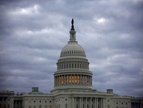 Beating a midnight deadline, the US Congress narrowly averted a government shutdown with the Senate agreeing to a two-day extension of current funding levels to consider a $1.1 trillion spending bill passed by the House. AP file photo