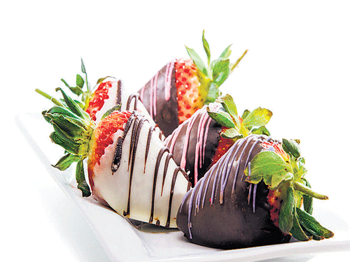 yummy Chocolate covered strawberries.