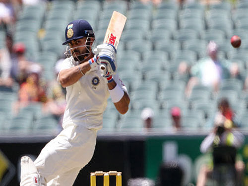 India virtually snatched defeat from the jaws of victory, slumping to an agonising 48-run loss in the pulsating first cricket Test against Australia despite captain Virat Kohli's gallant second successive hundred in the match here today. AP photo