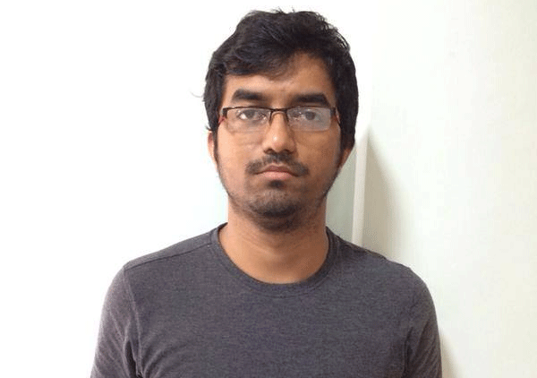 Mehdi Masroor Biswas, suspected to be the twitter ideologue of ISIS.Photo released by Bengaluru police