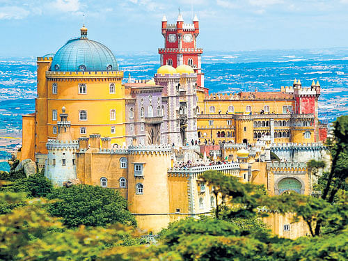 Pena National Palace in Sintra, Lisbon, Portugal. Photo by author.