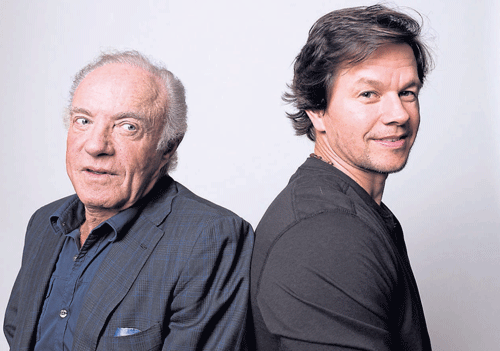 Actors James Caan (left) and Mark Wahlberg who star in the remake of the iconic film 'The Gambler'. PHOTO BY SAM COMEN/THE NEW YORK TIMES.