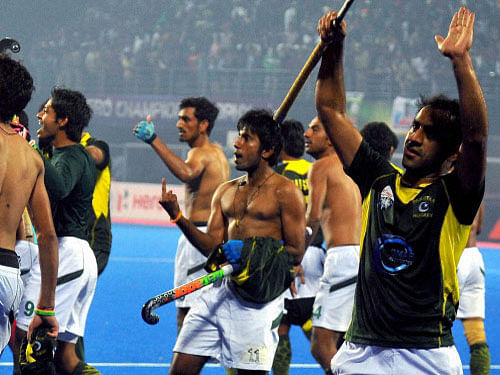 Security has been tightened for Hero Champions Trophy hockey final between Pakistan and Germany here today, particularly in view of unpleasant scenes witnessed after a high voltage India-Pak semi final last night. PTI photo