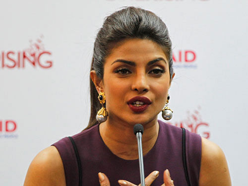 Priyanka Chopra has crossed eight million followers on the micro-blogging site Twitter and is overwhelmed by the love of her fans, whom she calls PC Maniacs. PTI file photo