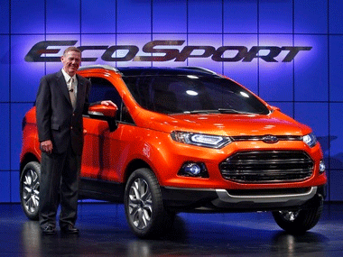 Ford India has recalled 20,752 units of its compact SUV EcoSport, manufactured between January 2013 and September 2014, to correct 'concerns' regarding airbags and fuel and vapour line corrosion. File Reuters Photo