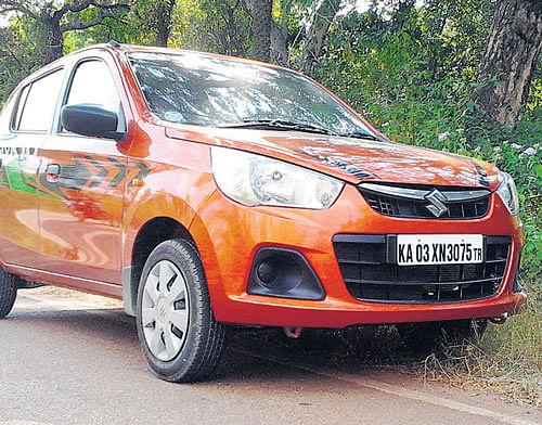 small is big: Maruti Suzuki has sold 2.6 million Alto cars in India since it was launched around 14 years ago. DH PHOTO