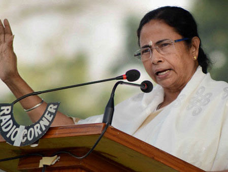 Pulling no punches in her attack against BJP for allegedly pursuing 'political vendetta' against TMC, West Bengal Chief Minister today charged that CBI was being used as a 'political tool' by the NDA government and was functioning as 'a department of the PMO'. PTI file photo