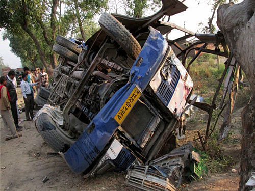 At least 28 students of a private school in nearby Byndoor were injured when the school bus they were travelling in overturned. (File photo for representation only)