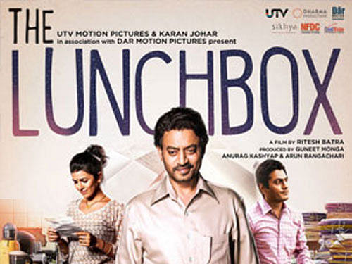 Ritesh Batra's much lauded epistolary romance drama 'The Lunchbox' has been named best first feature by Toronto Film Critics. (Movie Poster)