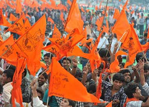 As the uproar over the alleged forcible conversion of around 300 Muslims in Agra continued to disrupt parliament, the VHP Thursday justified the act as 'ghar wapsi' (home-coming) and pressed for an anti-conversion law. AP file photo