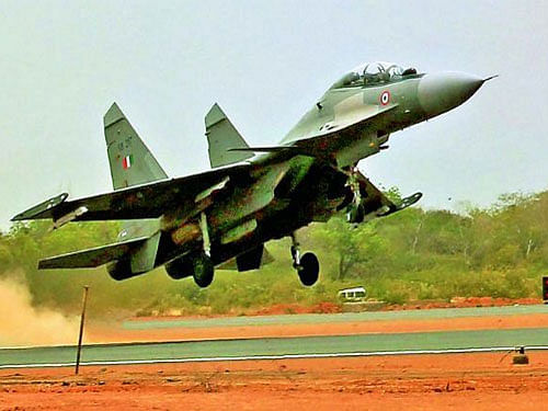 Indian Air Force received 81 Sukhoi-30 MKI aircraft as against 112 due till 2012-13 from state-run Hindustan Aeronautics Limited (HAL) because of delay in receipt of technical documents from Russian manufacturer Rosoboronexport (ROE). File PTI Image