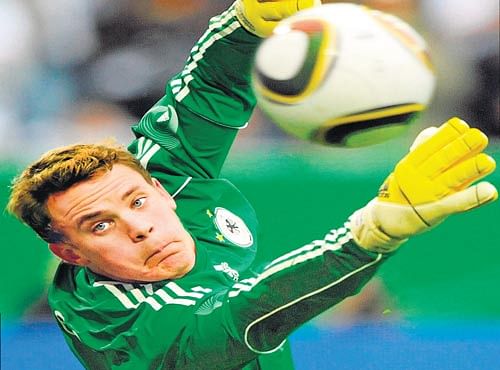 bold and brave: Manuel Neuer played a solid role in Germany winning the World Cup this year.