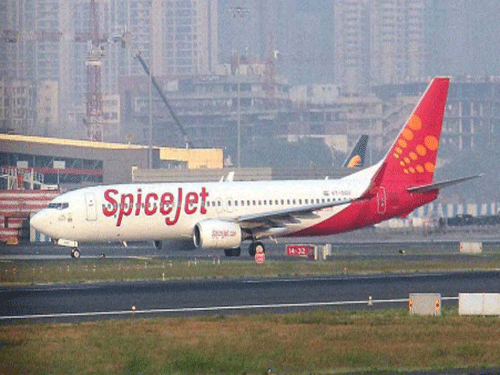 Cash-strapped SpiceJet's troubles seem to be far from over as the AAI has agreed to extend credit facility. Photo: PTI