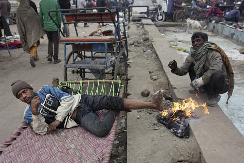 At least 31 people have died across Uttar Pradesh due to the intense cold, officials said Tuesday. AP file photo