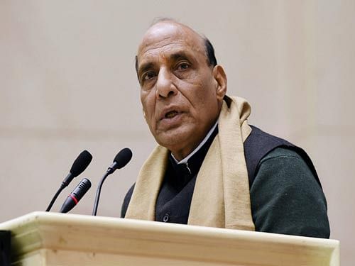 Rajnath Singh announced that the NIAg would probe the brutal NDFS(S) attacks on adivasis and its violent aftermath in Assam. PTI File photo