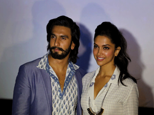 In spite of their hectic schedules, Deepika Padukone and rumoured beau Ranveer kapoor were spotted together at Ibrahim Nasir International Airport in the Maldives. AP file photo