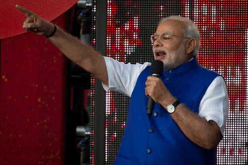 Modi emerged as star performer on world stage in 2014