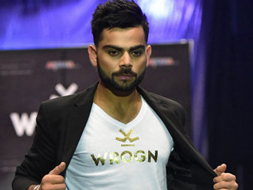 After being elevated to India's Test Captain, Virat Kohli, whose fan-following on Twitter has already surpassed that of Sachin Tendulkar, went on to become the first cricketer to have 5 million followers on the microblogging site. PTI file photo