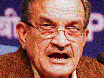 Union Rural Development Minister Birender Singh  addresses a press conference in New Delhi on Friday. PTI