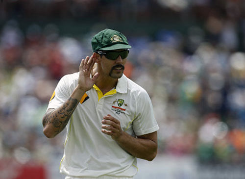 A sore hamstring has put Australian pace spearhead Mitchell Johnson in doubt for the fourth and final Test beginning here from Tuesday.  Reuters