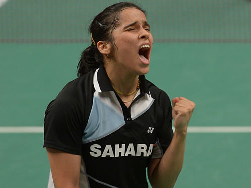 Badminton ace Saina Nehwal is "upset" that her quest to know the reason behind the rejection of her nomination for Padma Bhushan. Photo: AP (file)