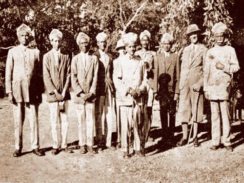 LONG AGO  At the opening of the  Experimental Station Laboratory by the Maharaja of Mysore.