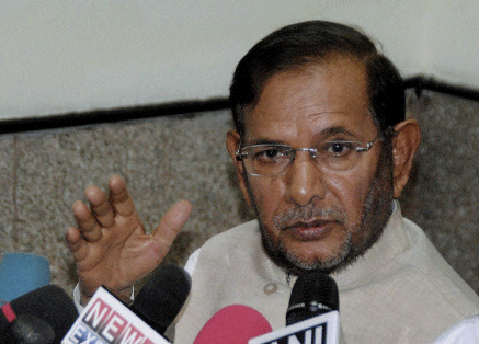 Announcing this, Janata Dal (U) chief Sharad Yadav accused the government of skipping from debate and giving no importance to the view of opposition parties. PTI file photo
