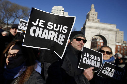 A German newspaper was attacked for publishing Charlie Hebdo Cartoons. Photo: AP