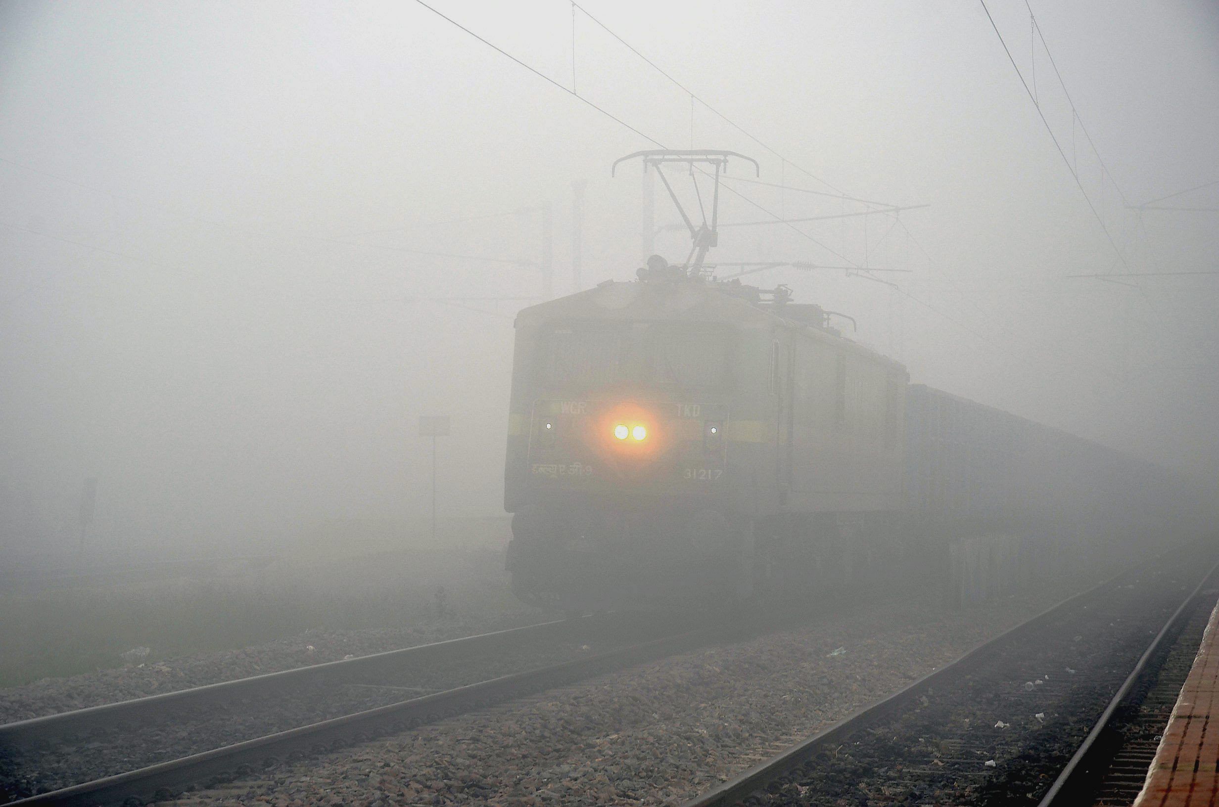 The North remained in the grip of cold conditions on Sunday with dense fog affecting rail and air traffic in the region. PTI file photo