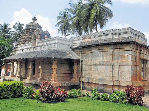 QUITE UNIQUE  The Bhuvaraha Narasimha Temple in Halasi.  photo by author