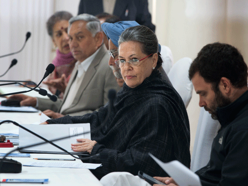 Sonia Gandhi launched a scathing attack on Modi and charged that the NDA government has dictatorial tendencies.AP Photo