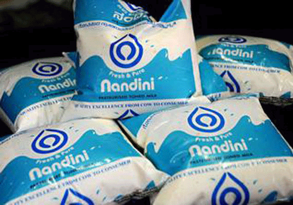 Mysore Milk Union Limited (Mymul) has increased the size of its crates starting from Friday with the sole intention of checking broken Nandini milk packets at the time of supply.  PTI file photo