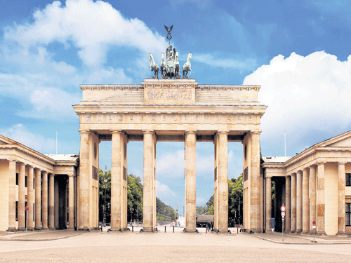 sturdy observer The Brandenburg Gate in Germany.