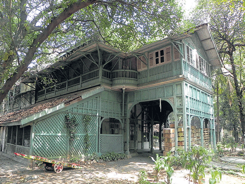 author's abode The house in Mumbai where Rudyard Kipling was born.