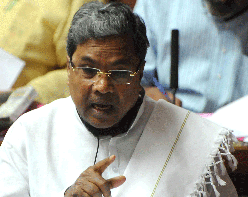 Chief Minister Siddaramaiah on Wednesday expressed displeasure over the quality of civil works in the State.  DH File Photo.