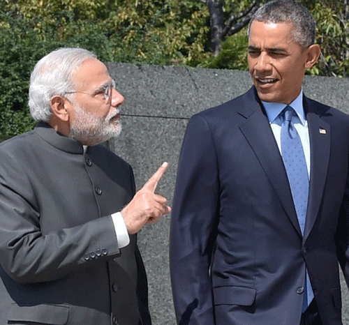 Ahead of US President Barack Obama's India visit, two climate experts have said his meeting with Prime Minister Narendra Modi is a tremendous opportunity to make substantive progress on advancing cleaner, low-carbon and climate-resilient pathways.  PTI file photo