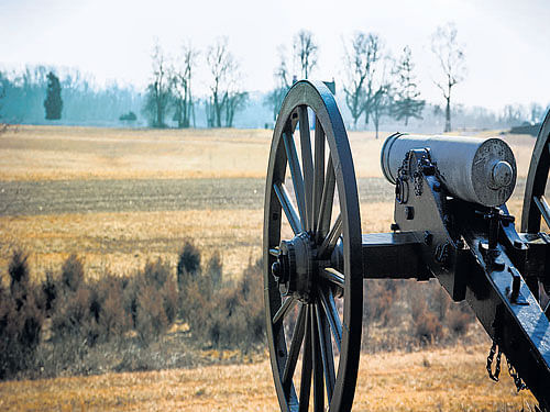 reminder of battles A Gettysburg landscape.