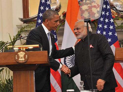 Vowing to take defence ties to a new level, India and the US renewed their 10-year Defence Framework Agreement.IMage Courtesy: Twitter